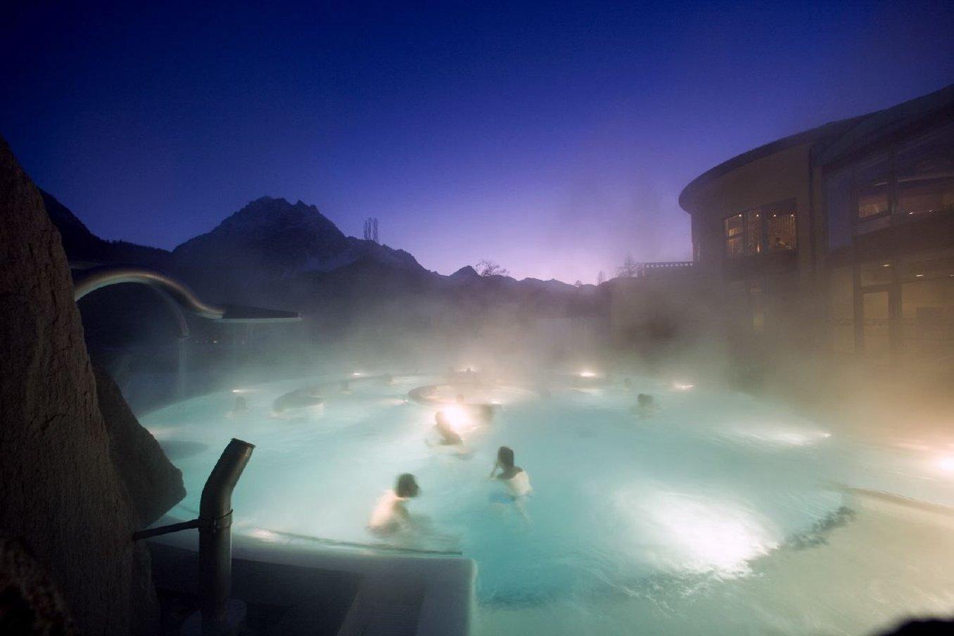 Badehotel Belvair Scuol Einrichtungen foto