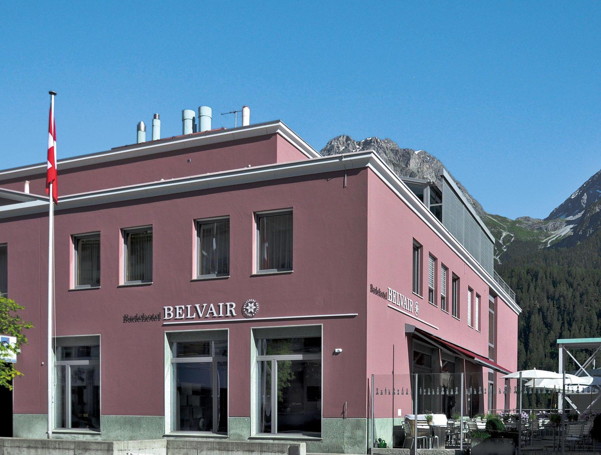 Badehotel Belvair Scuol Exterior foto