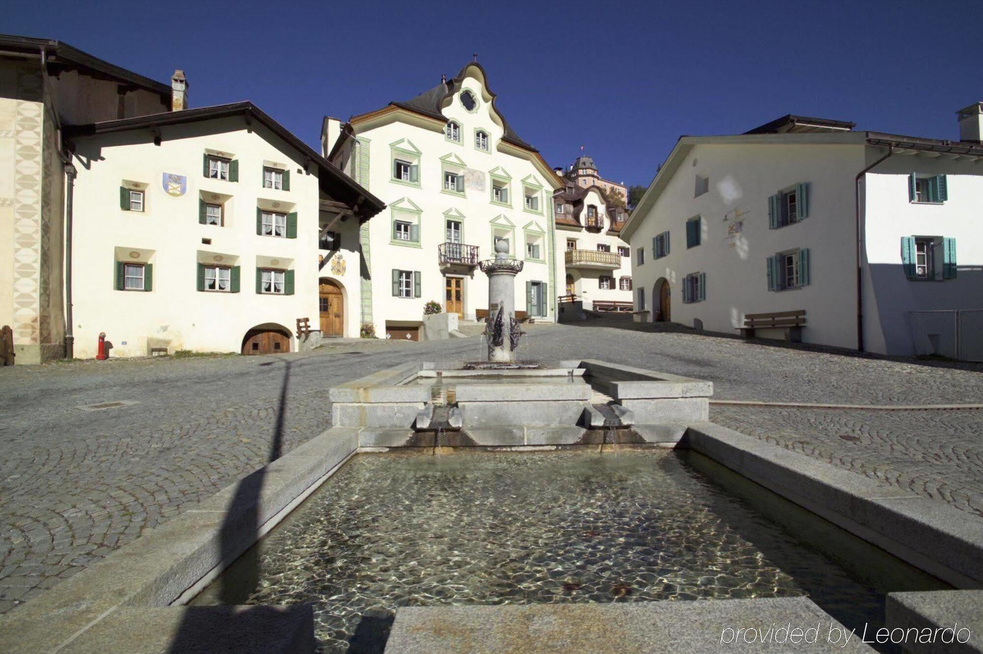 Badehotel Belvair Scuol Exterior foto